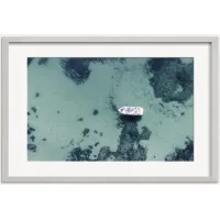 Aerial Ocean Bliss Photography Print by Ingrid Beddoes