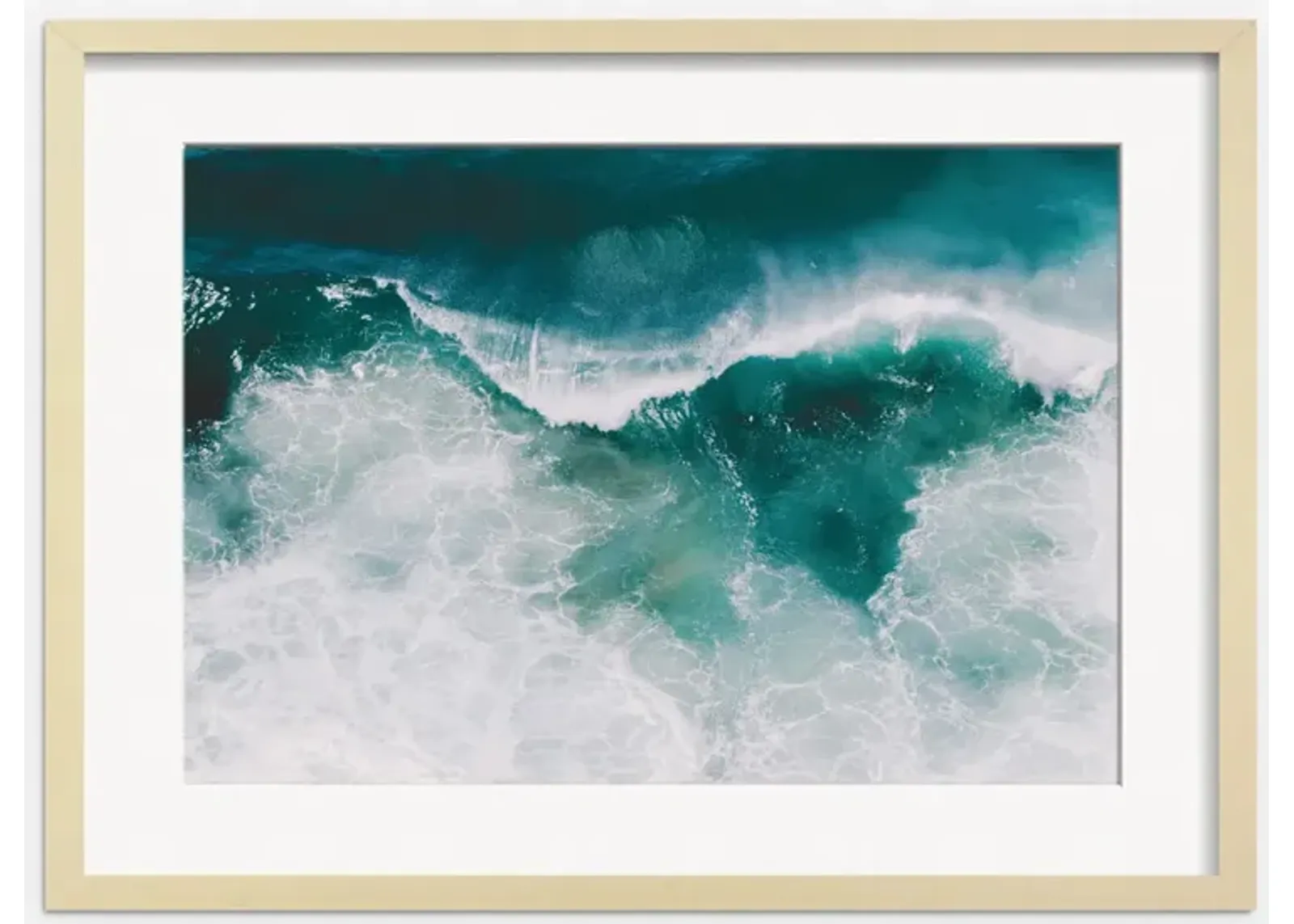 Crashing Waves Photography Print by Ingrid Beddoes