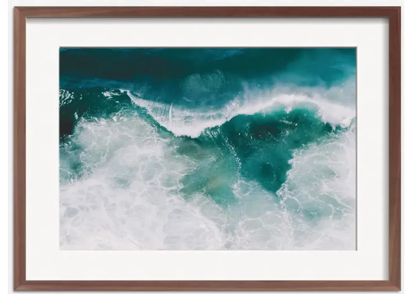 Crashing Waves Photography Print by Ingrid Beddoes