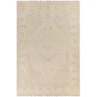 Lotus Hand-Knotted Wool-Blend Rug
