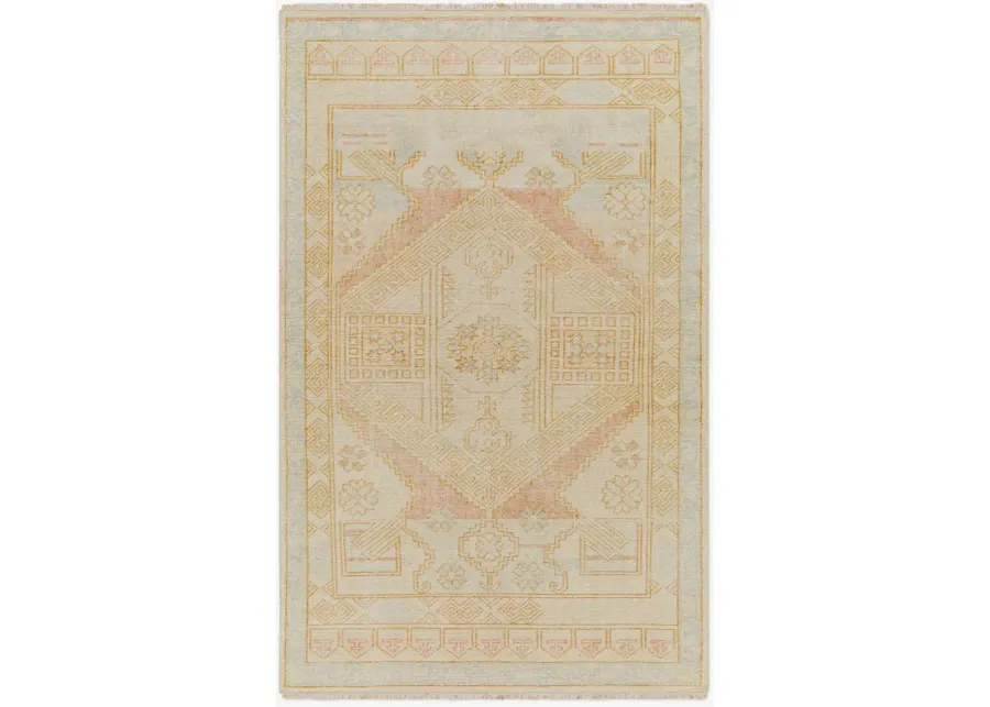 Alexa Hand-Knotted Wool-Blend Rug