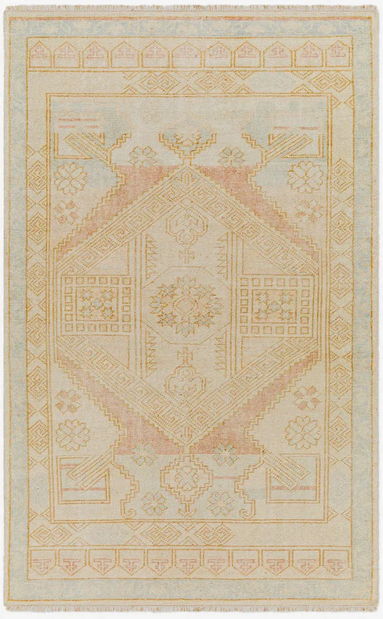 Alexa Hand-Knotted Wool-Blend Rug