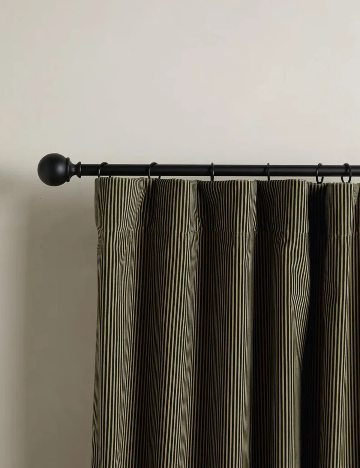 Striped Velvet Curtain Panel by Sarah Sherman Samuel