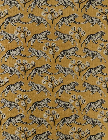 Tiger Jacquard Fabric by Sarah Sherman Samuel