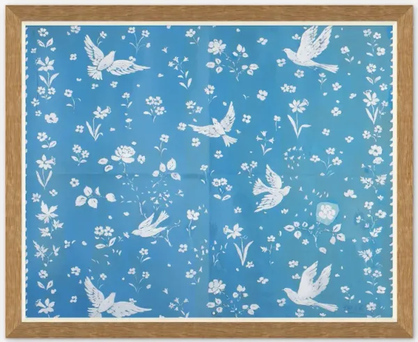Birds and Flowers Print by Paule Marrot