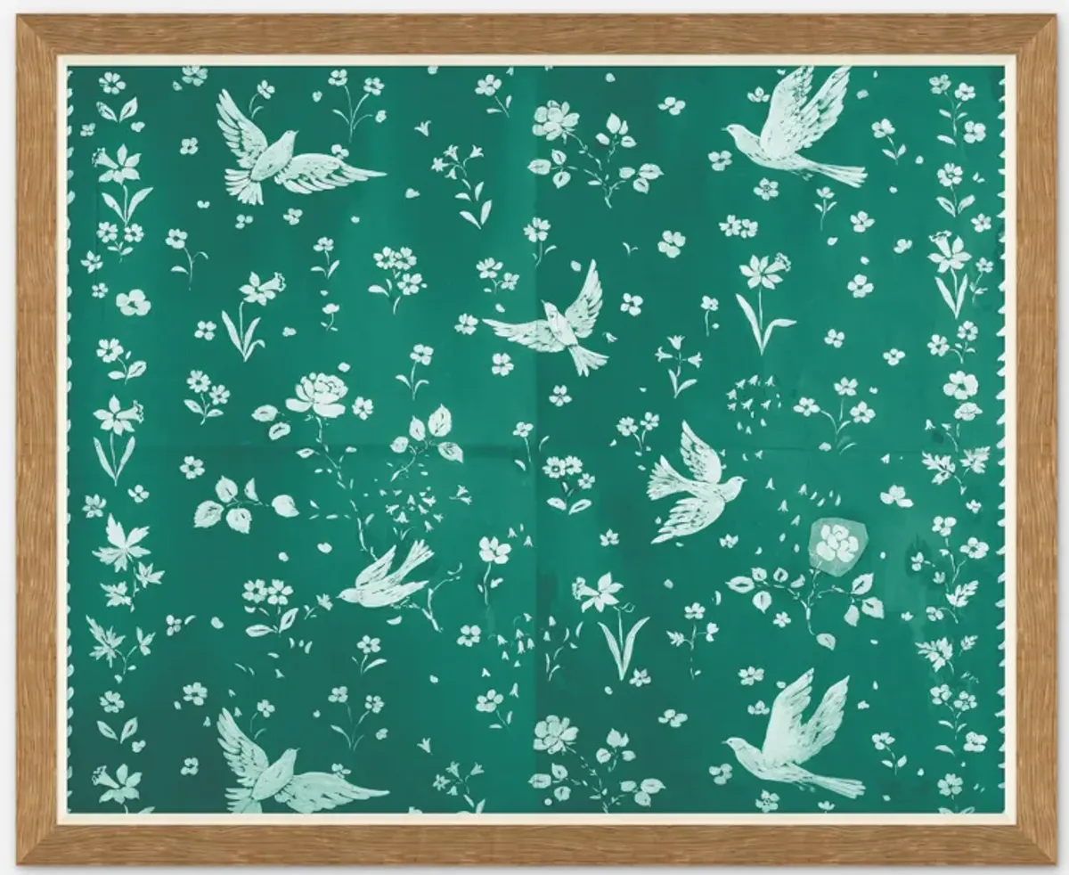 Birds and Flowers Print by Paule Marrot