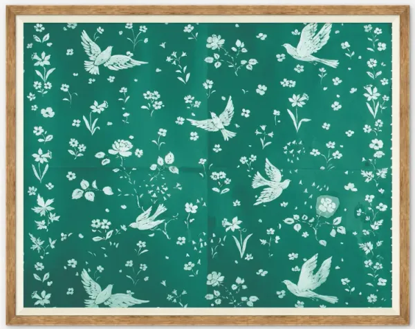 Birds and Flowers Print by Paule Marrot