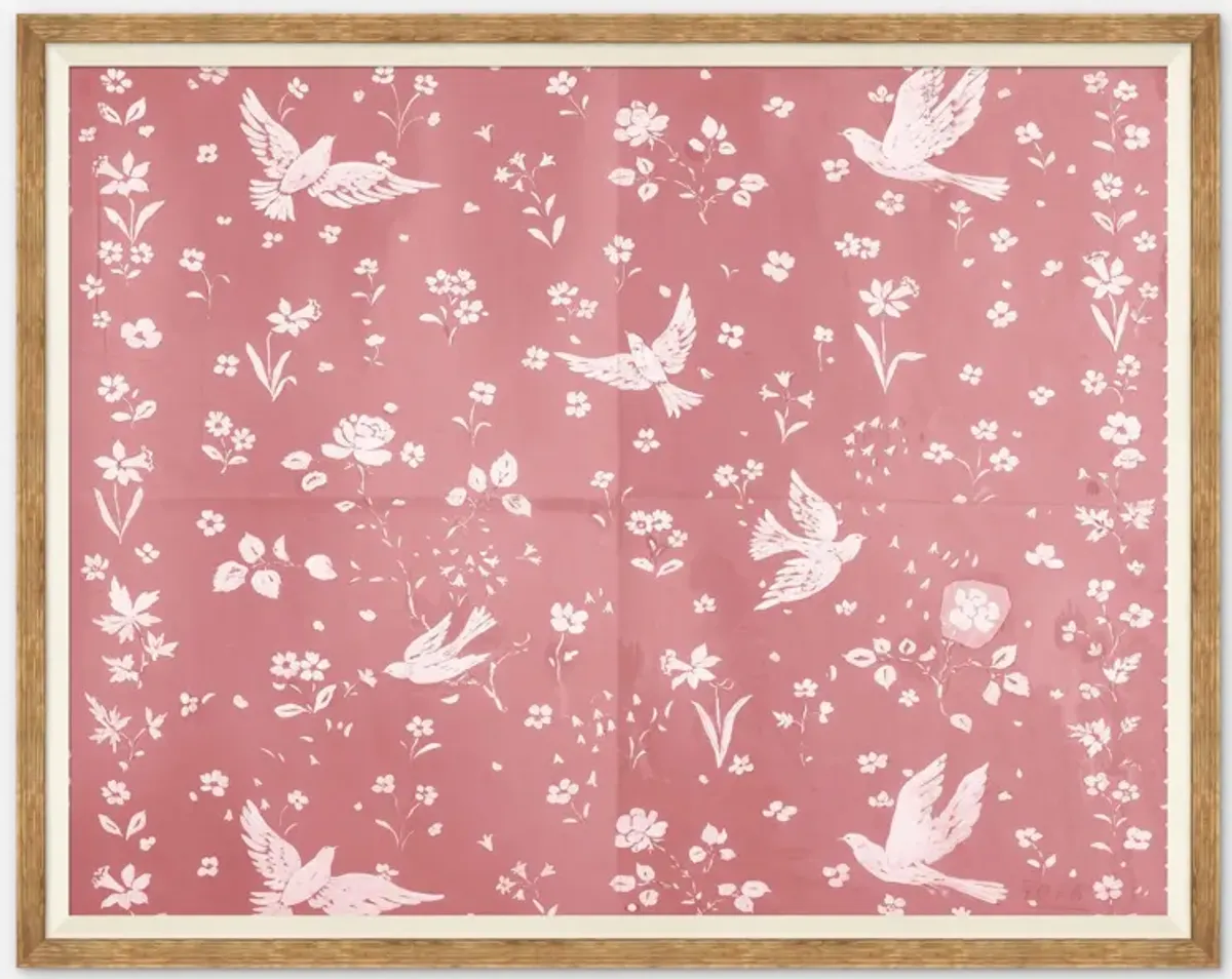 Birds and Flowers Print by Paule Marrot