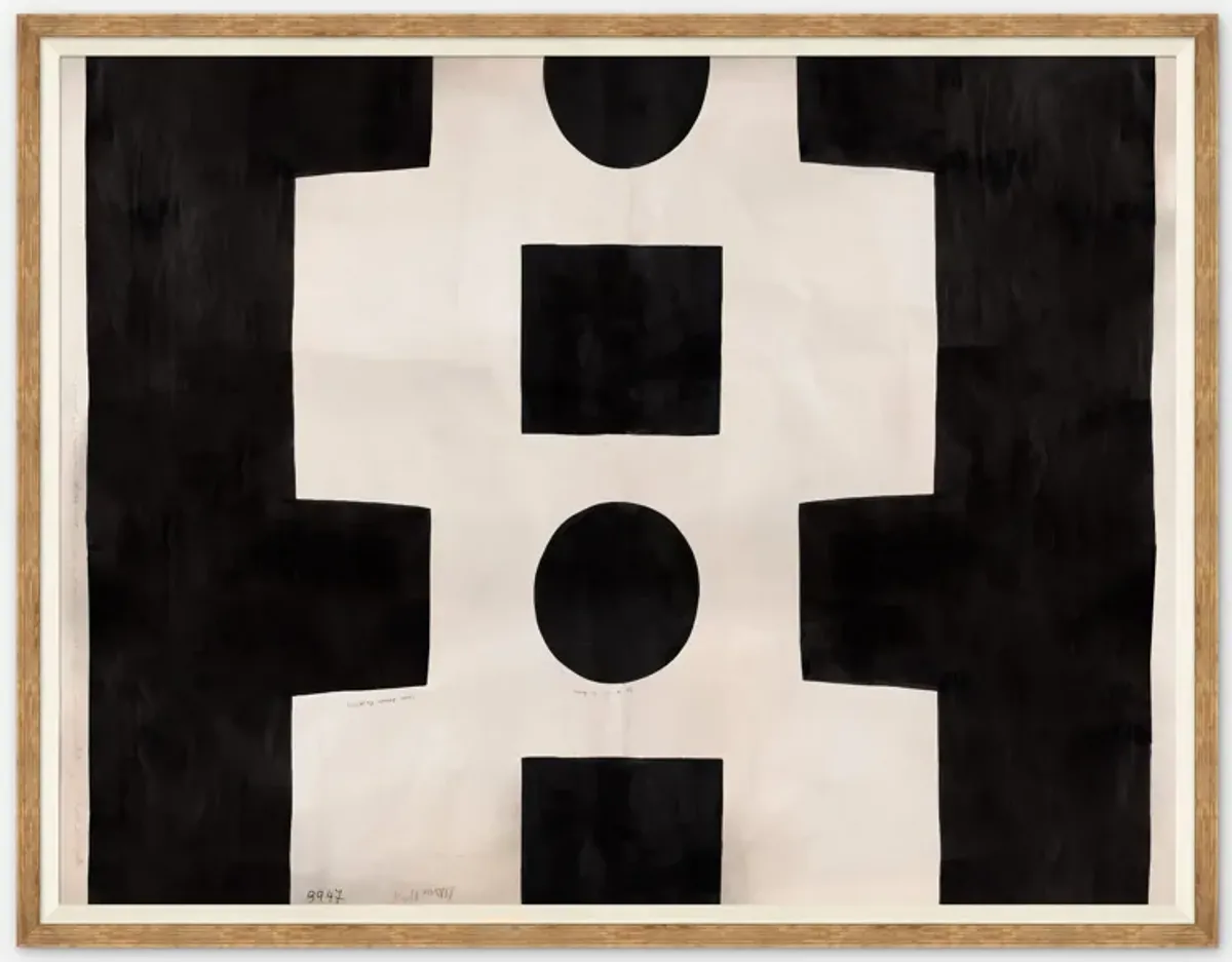 Black and White Print by Paule Marrot