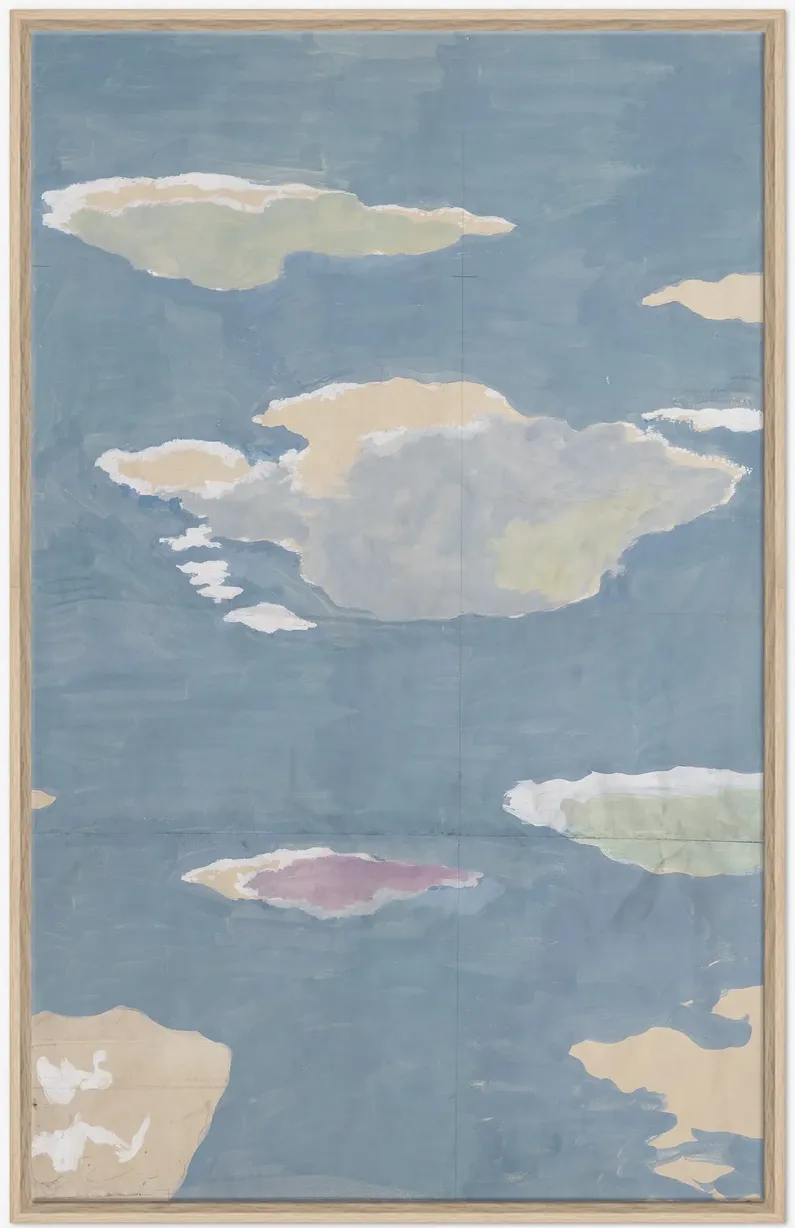 Cloudscape Triptych Print by Paule Marrot