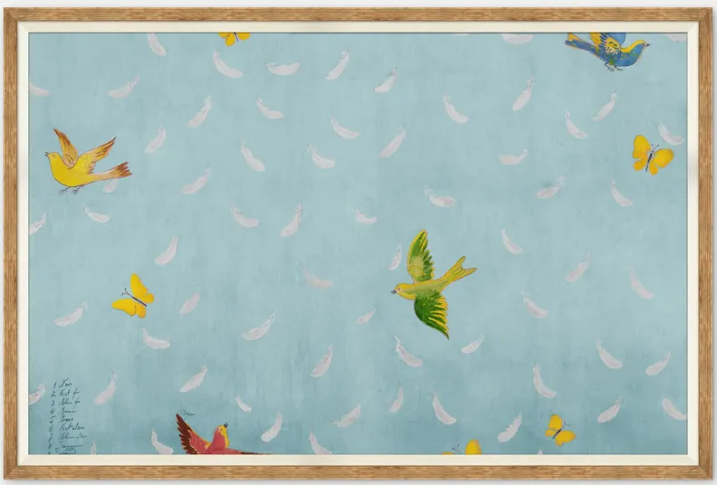 Feathers Print by Paule Marrot