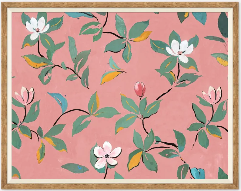 Magnolias Print by Paule Marrot