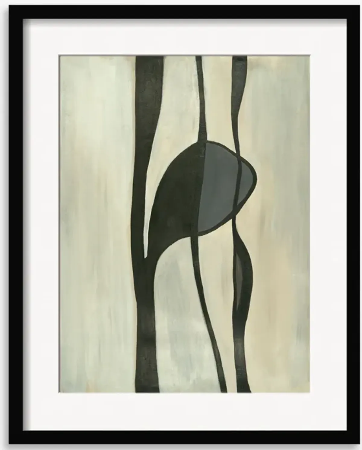 Zen Leaf Print by Karla Carranza