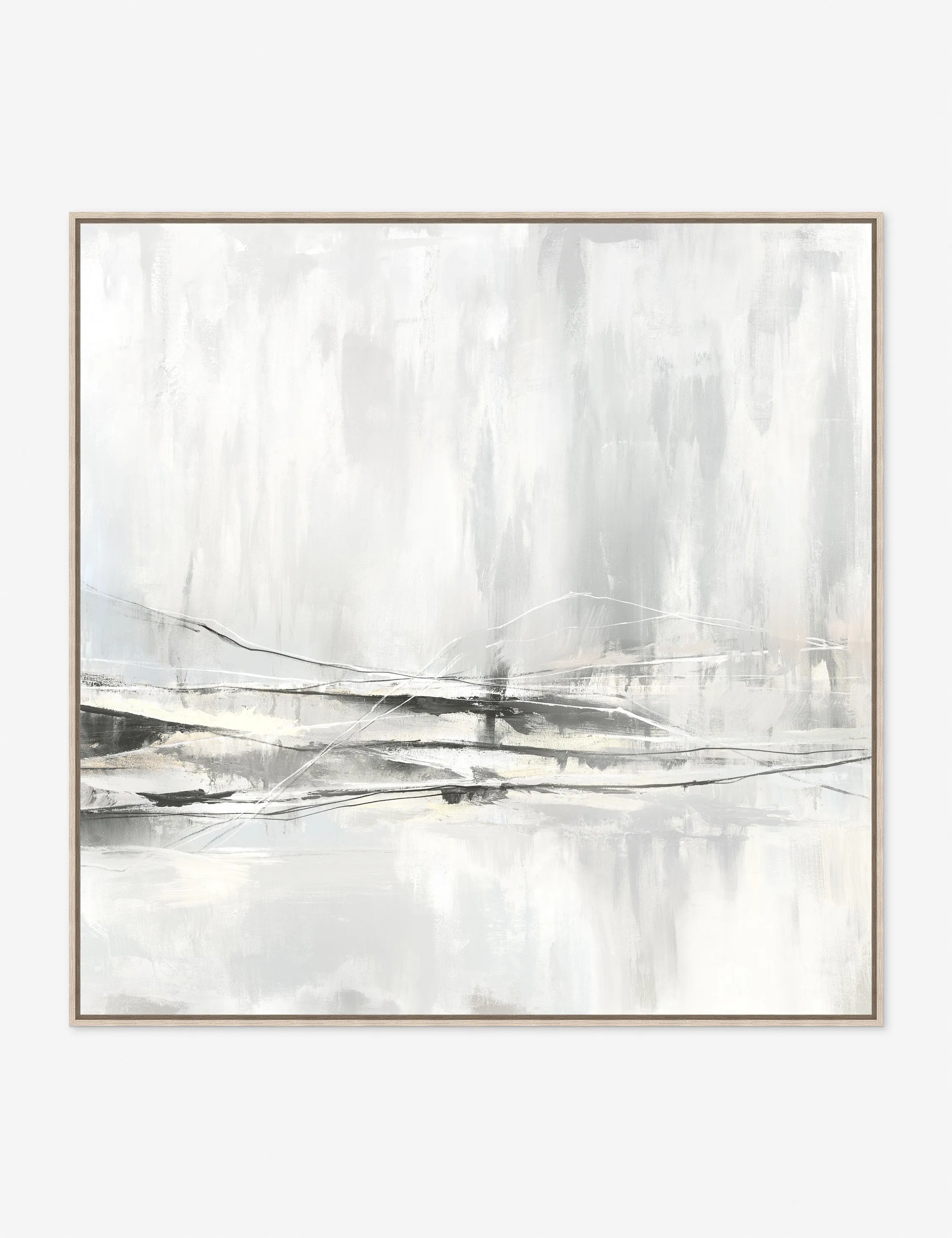 White Expanse Wall Art by Richard Ryder