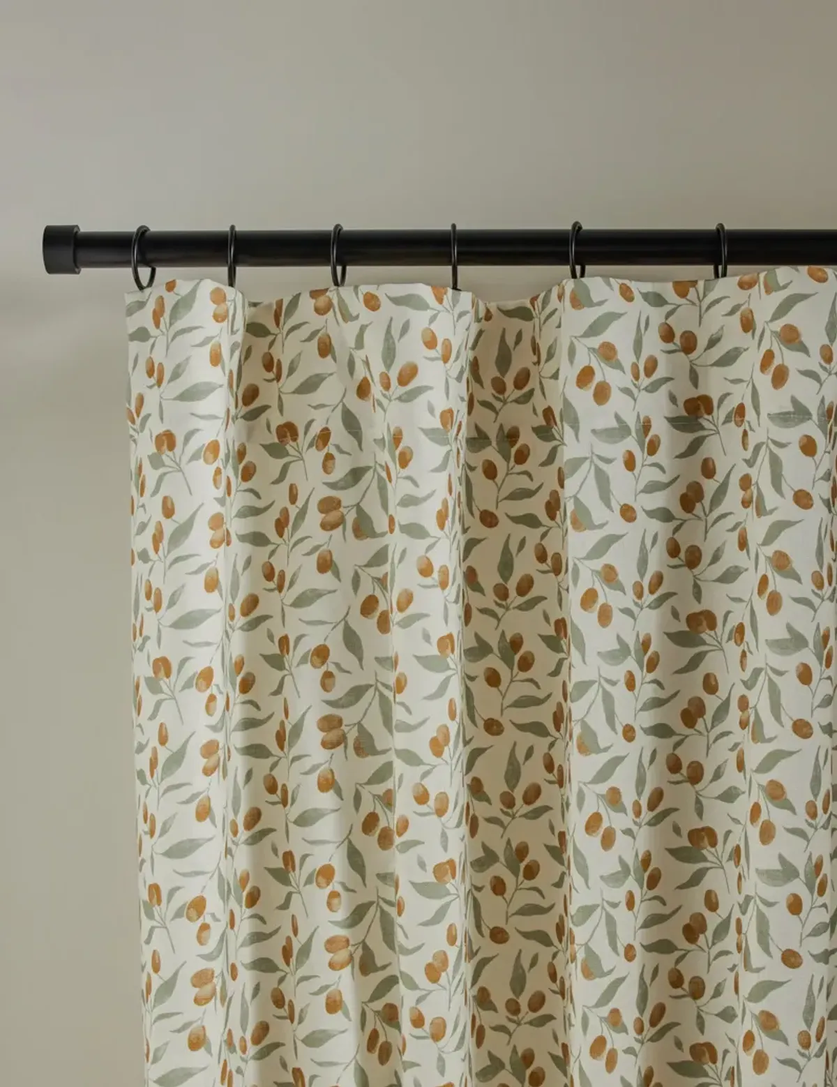Kumquats Linen Curtain Panel by Rylee + Cru