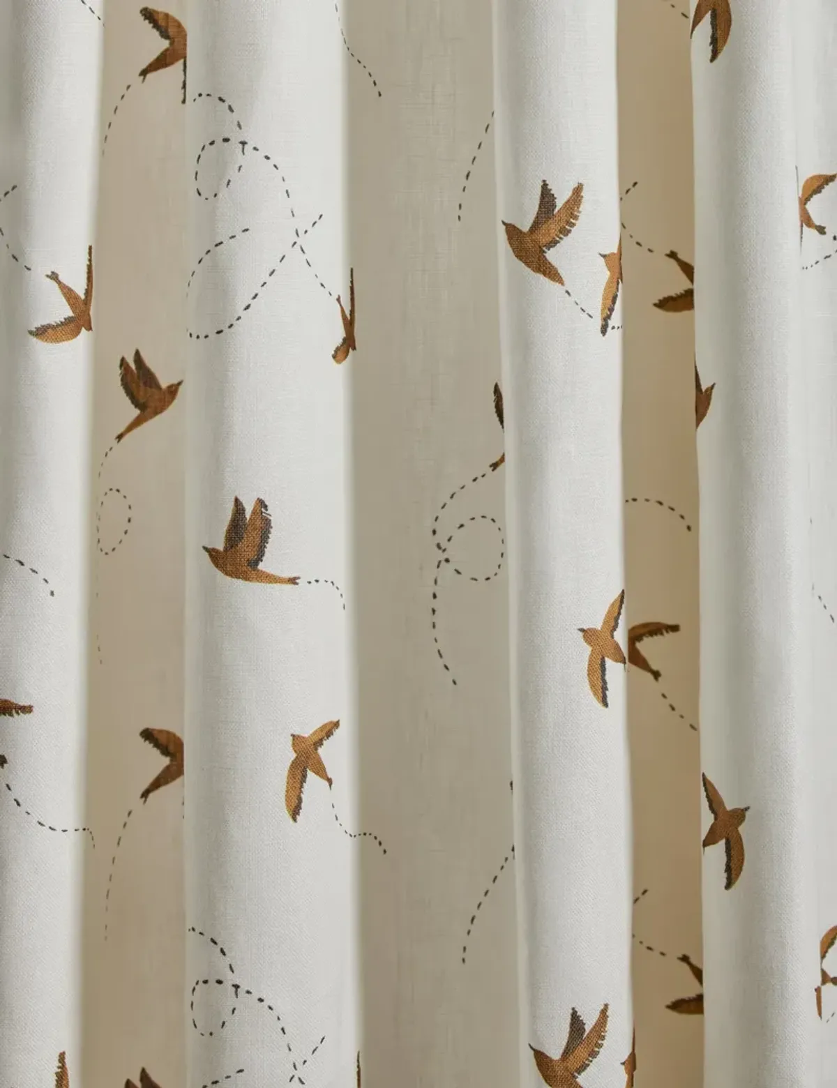 Sparrow Linen Curtain Panel by Rylee + Cru