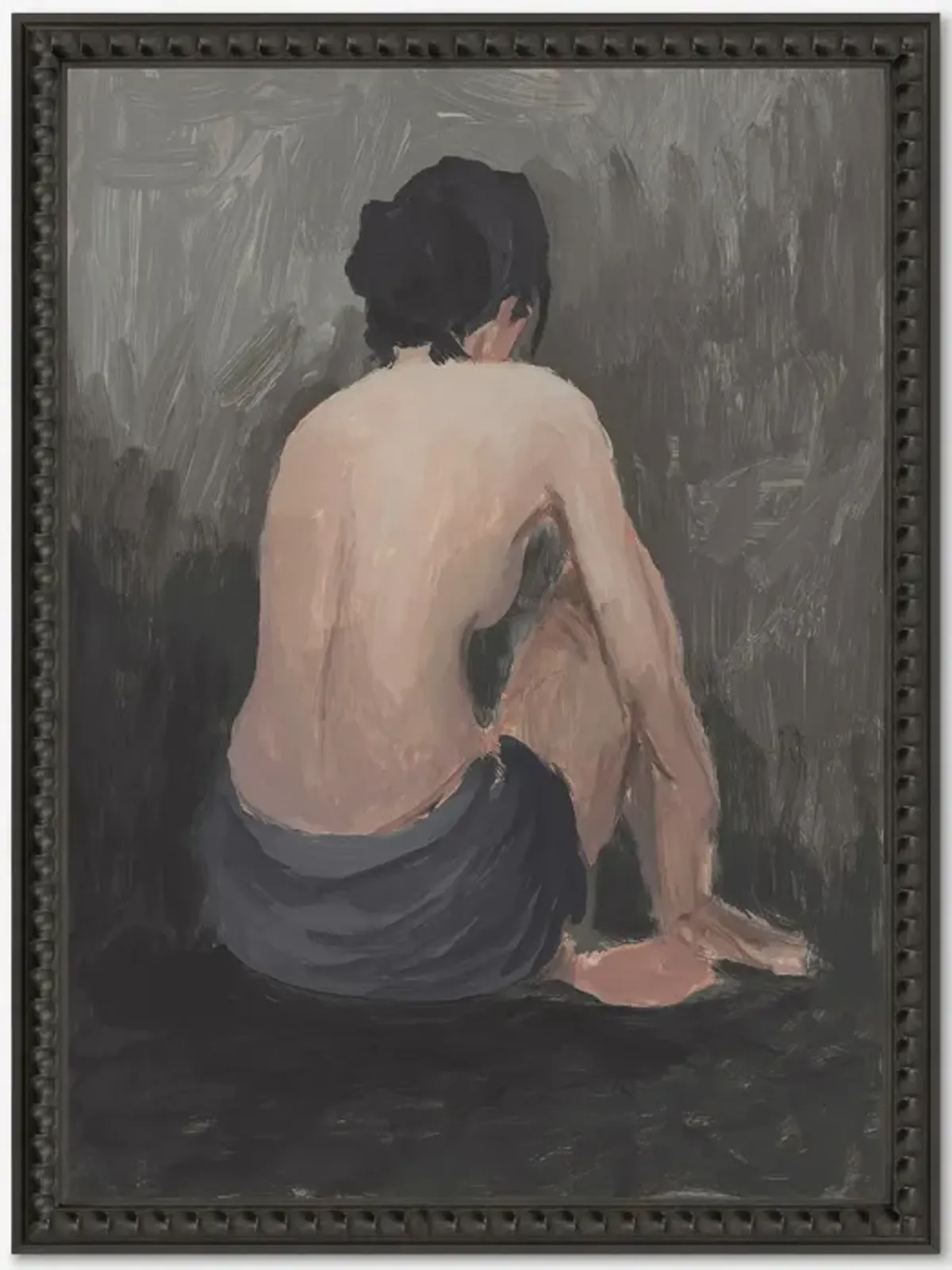 Nude Back Study Wall Art by Ryan Brown