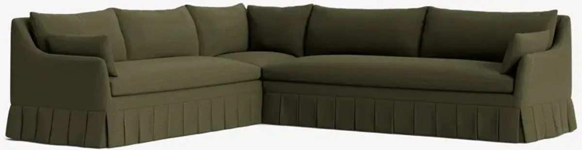 Portola Pleated Sectional Sofa