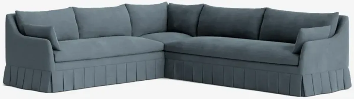 Portola Pleated Sectional Sofa