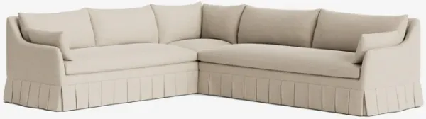 Portola Pleated Sectional Sofa