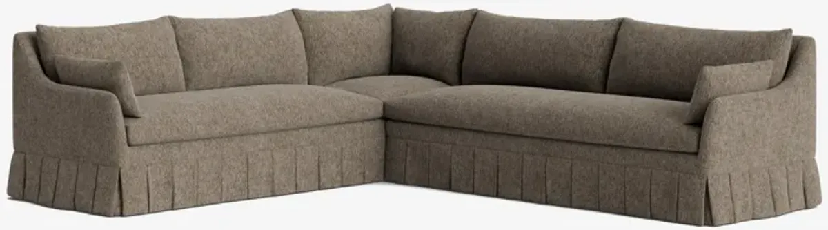 Portola Pleated Sectional Sofa