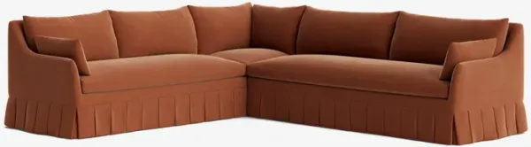 Portola Pleated Sectional Sofa