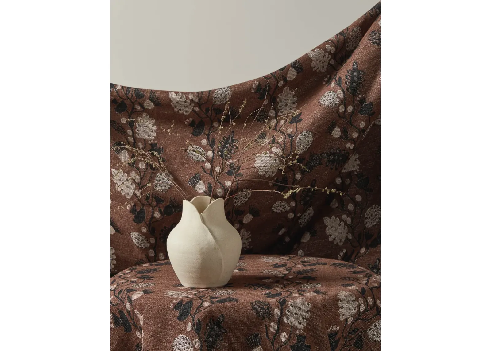 Vini Botanical Jacquard Fabric by Sarah Sherman Samuel