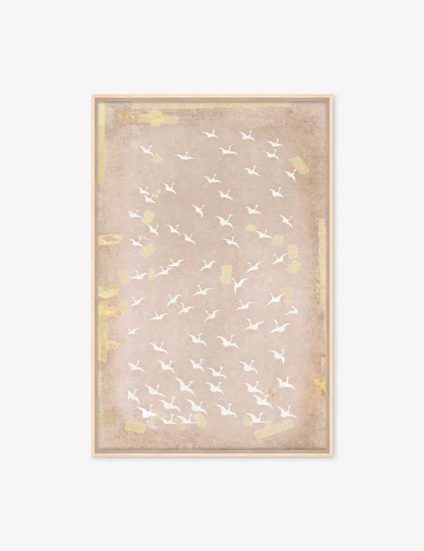 Crane Stencil 1 Wall Art by ZBC House