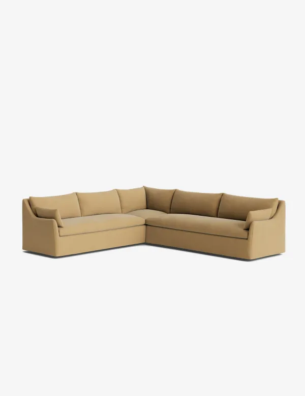 Portola Slipcover Corner Sectional Sofa
