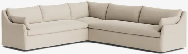 Portola Slipcover Corner Sectional Sofa