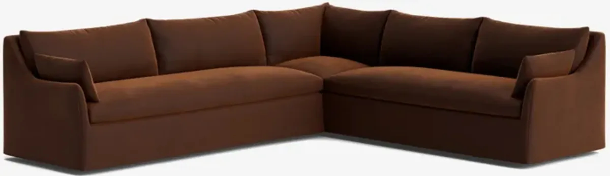 Portola Slipcover Corner Sectional Sofa