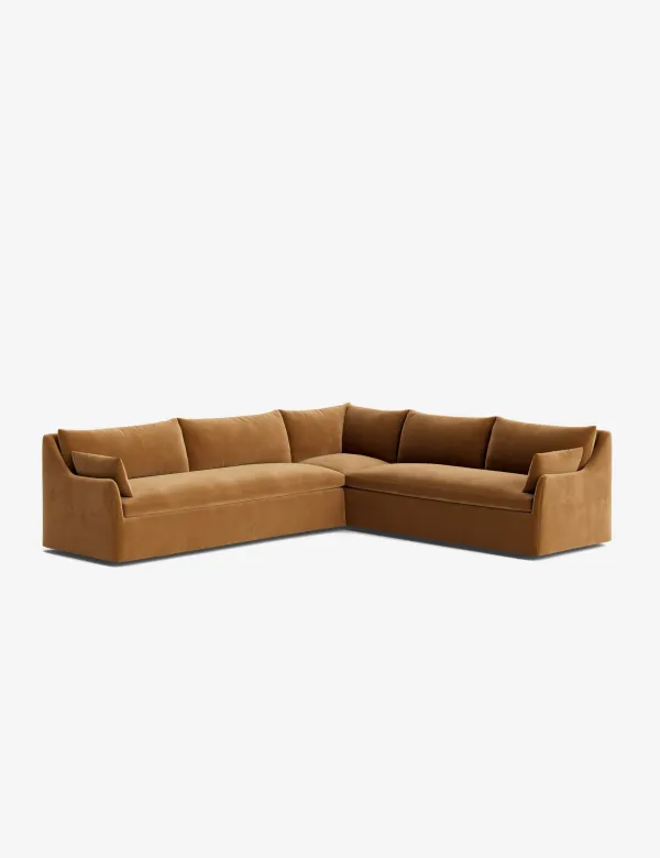 Portola Slipcover Corner Sectional Sofa