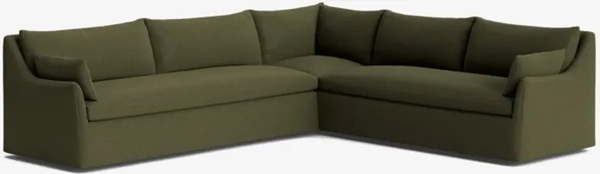 Portola Slipcover Corner Sectional Sofa