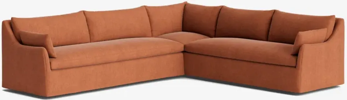 Portola Slipcover Corner Sectional Sofa