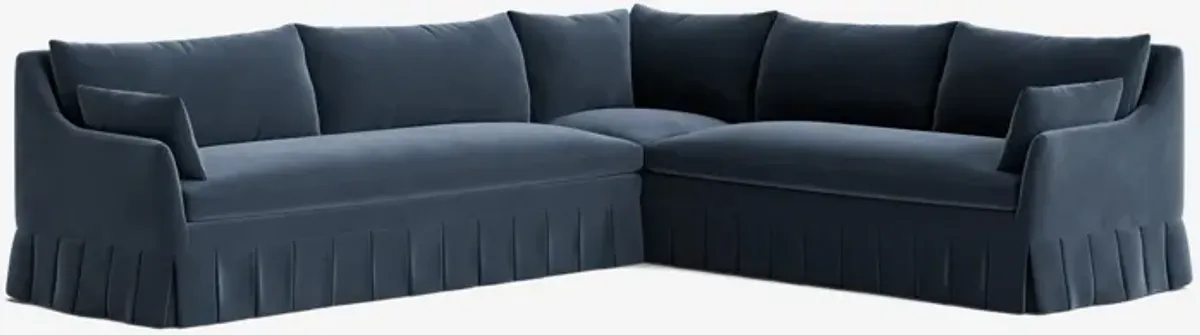 Portola Pleated Sectional Sofa