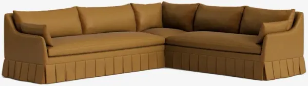Portola Pleated Sectional Sofa