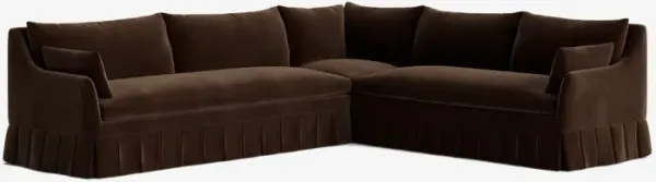 Portola Pleated Sectional Sofa