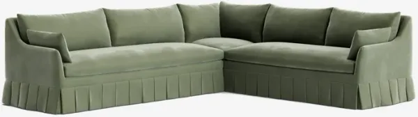 Portola Pleated Sectional Sofa