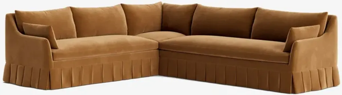 Portola Pleated Sectional Sofa