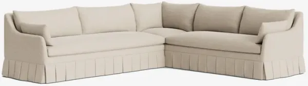 Portola Pleated Sectional Sofa