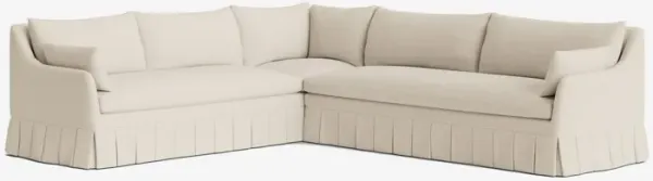 Portola Pleated Sectional Sofa
