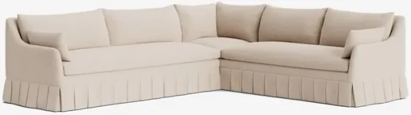 Portola Pleated Sectional Sofa