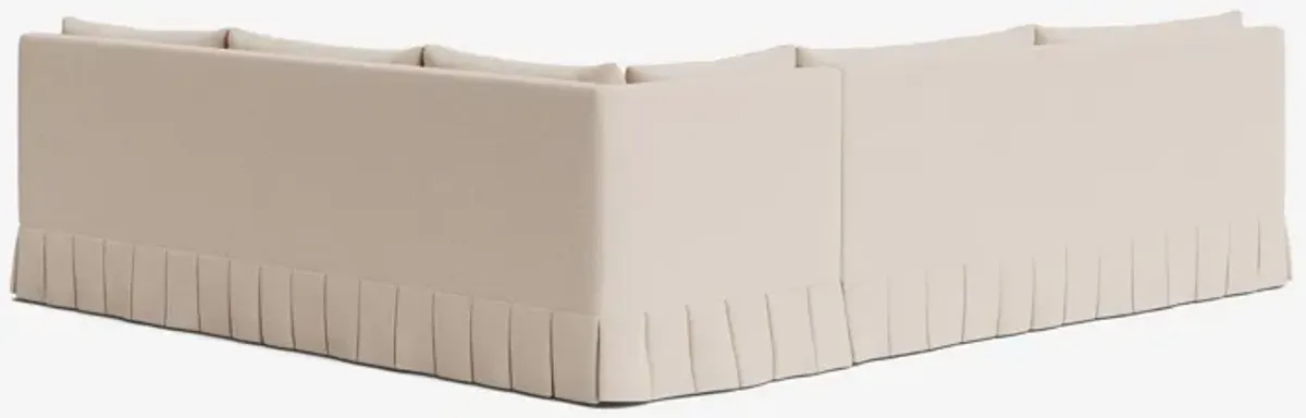 Portola Pleated Sectional Sofa
