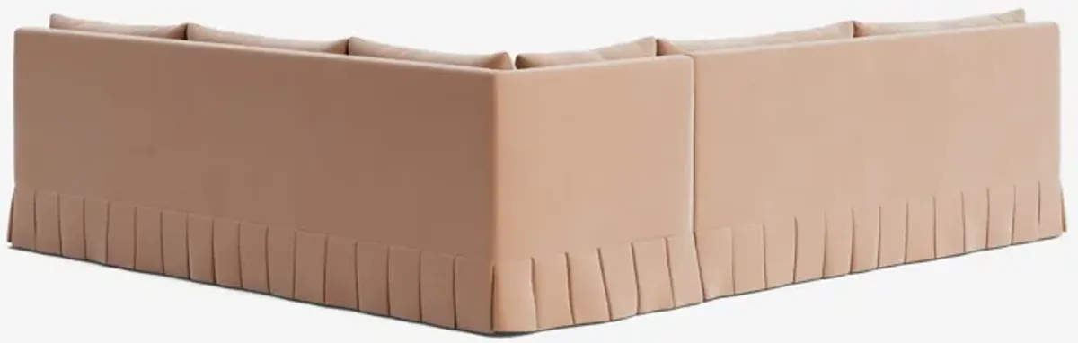 Portola Pleated Sectional Sofa