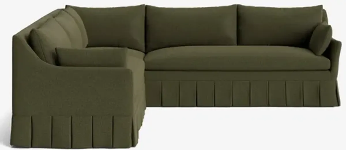 Portola Pleated Sectional Sofa