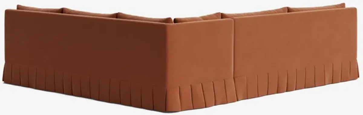 Portola Pleated Sectional Sofa