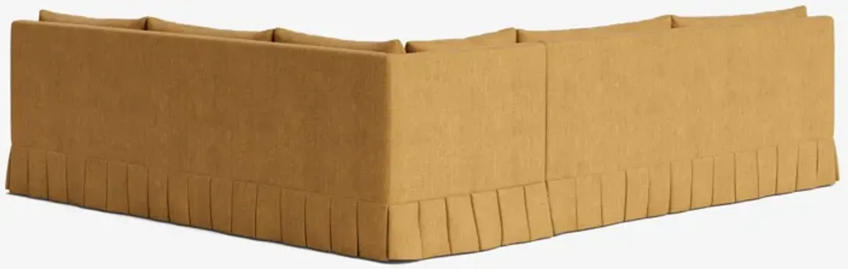 Portola Pleated Sectional Sofa