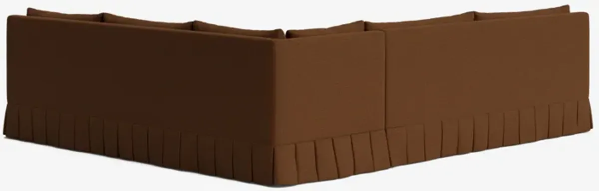Portola Pleated Sectional Sofa