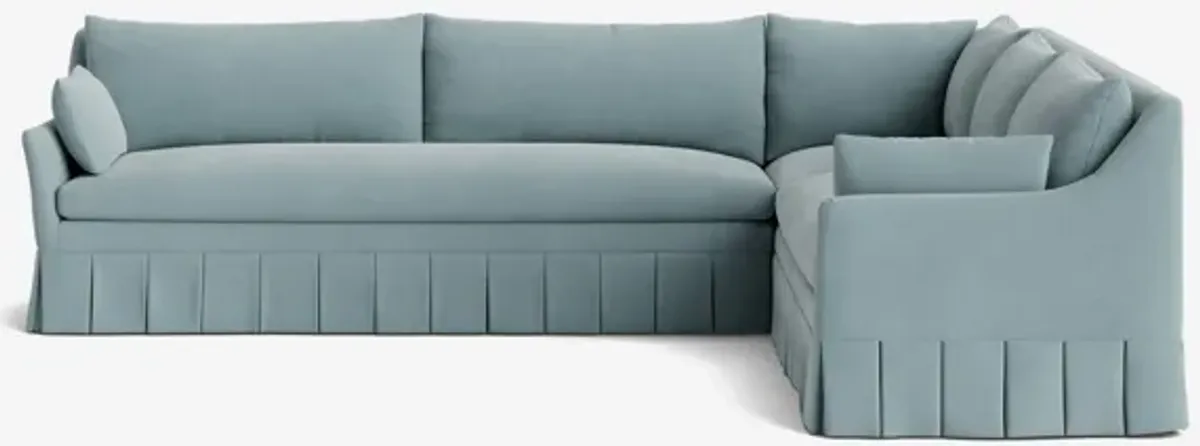 Portola Pleated Sectional Sofa