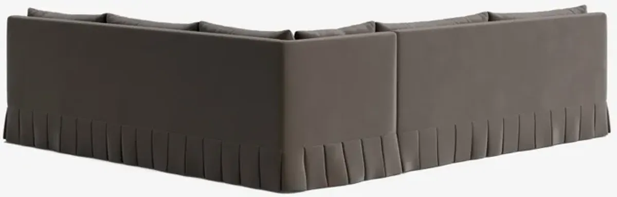 Portola Pleated Sectional Sofa